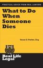 What To Do When Someone Dies Cover Image
