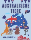 Australische Tiere Malbuch: Malbuch für Kinder 50 Zeichnungen von Chamäleon Känguru Schlange Koala Spinne tolles Geschenk! By Rick Rick Cover Image