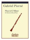 Piece in G Minor: Clarinet By Gabriel Pierne (Composer) Cover Image