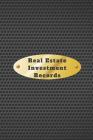 Real Estate Investment Records Cover Image