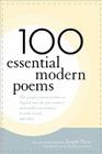 100 Essential Modern Poems By Joseph Parisi (Compiled by) Cover Image