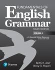 Fundamentals of English Grammar Student Book a with Essential Online Resources Cover Image