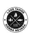 Lake Tahoe Sierra Nevada: Notebook For Camping Hiking Fishing and Skiing Fans. 8.5 x 11 Inch Soft Cover Notepad With 120 Pages Of College Ruled By Delsee Notebooks Cover Image