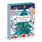 Louise Cunningham Merry and Bright 12 Days of Christmas Advent Puzzle Calendar By Galison, Louise Cunningham (By (artist)) Cover Image