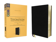 Kjv, Thompson Chain-Reference Bible, Handy Size, European Bonded Leather, Black, Red Letter, Comfort Print Cover Image