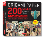 Origami Paper 200 Sheets Floating World 6 3/4 (17 CM): Tuttle Origami Paper: Double-Sided Origami Sheets with 12 Different Prints (Instructions for 6 Cover Image