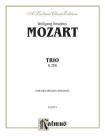 Trio, K. 266 (Kalmus Edition) By Wolfgang Amadeus Mozart (Composer) Cover Image