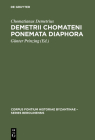 Demetrii Chomateni Ponemata diaphora (Corpus Fontium Historiae Byzantinae - Series Berolinensis #38) Cover Image