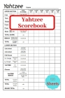 Yahtzee Scorebook: Game Yahtzee, Yahtzee record Score Keeper Book, Yahtzee Scores Sheets, gift for yahtzee players, Size = 8.5 inches x 1 Cover Image
