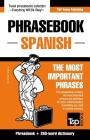 English-Spanish phrasebook and 250-word mini dictionary By Andrey Taranov Cover Image