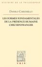 Les Formes Fondamentales de la Presence Humaine Chez Binswanger (Bibliotheque D'Histoire de la Philosophie) Cover Image