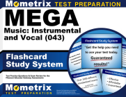 Mega Music: Instrumental and Vocal (043) Flashcard Study System: Mega Test Practice Questions & Exam Review for the Missouri Educator Gateway Assessme By Exam Secrets Test Prep Staff Mega (Editor) Cover Image