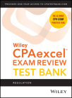 Wiley's CPA Jan 2022 Test Bank: Regulation (1-Year Access) Cover Image