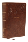Nkjv, Single-Column Reference Bible, Imitation Leather, Brown, Comfort Print By Thomas Nelson Cover Image
