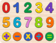 Numbers Kids' Wooden Puzzle (15-Piece Set) By Peter Pauper Press Inc (Created by) Cover Image