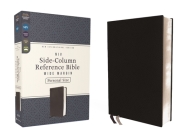 Niv, Side-Column Reference Bible, Personal Size, Leathersoft, Black, Comfort Print By Zondervan Cover Image