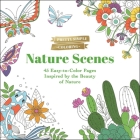Pretty Simple Coloring: Nature Scenes: 45 Easy-to-Color Pages Inspired by the Beauty of Nature By Adams Media Cover Image