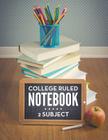College Ruled Notebook - 2 Subject Cover Image
