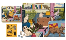 For the Love of Cats 500-Piece Puzzle (This Is a Book for People Who Love) By Eliza Berkowitz, Lucy Rose (Illustrator) Cover Image