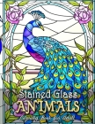 Stained Glass Animals Coloring Book for Adults: Enchanted Wildlife Edition: Explore a Magical World of Fauna in Stained Glass Art Cover Image