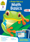 School Zone Math Basics Grade 3 Press-Out Workbook Cover Image