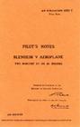 Pilot's Notes: Blenheim V Aeroplane: Two Mercury XV or 25 Engines (Pilot's Notes Collection) By Air Ministry Cover Image