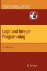 Logic and Integer Programming By H. Paul Williams Cover Image