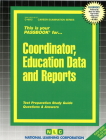 Coordinator, Education Data and Reports: Passbooks Study Guide (Career Examination Series) Cover Image