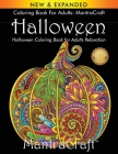 Coloring Book for Adults: MantraCraft Halloween: Halloween Coloring Book for Adults Relaxation By Mantracraft Cover Image
