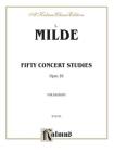 Fifty Concert Studies, Op. 26 (Kalmus Edition) Cover Image