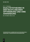 Dualitätstheorie in Der Nichtlinearen Optimierung Und Ihre Anwendung By E. G. Golstein Cover Image
