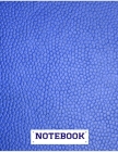 notebook: Blue leather look Low vision Paper notebook: Bold Line White Paper For Low Vision, great for Visually Impaired, studen By Low Vision Collection Journals Cover Image