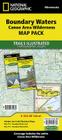 Boundary Waters Canoe Area Wilderness [Map Pack Bundle] (National Geographic Trails Illustrated Map) By National Geographic Maps Cover Image