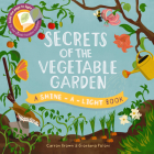 Secrets of the Vegetable Garden: Shine-a-light Book By Carron Brown, Giordano Poloni (Illustrator) Cover Image