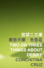 Two or Three Things about Desire (Islands or Continents) By Conchitina Cruz Cover Image