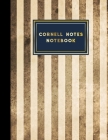 Cornell Notes Notebook: Cornell Note Taking Pad, Cornell Notes Paper, Note Taking Templates, Vintage/Aged Cover, 8.5
