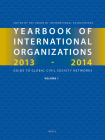 Yearbook of International Organizations 2013-2014 (Volumes 1a-1b): Organization Descriptions and Cross-References By Union of International Associations (Editor) Cover Image
