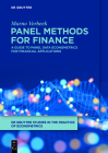 Panel Methods for Finance: A Guide to Panel Data Econometrics for Financial Applications By Marno Verbeek Cover Image