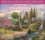 Thomas Kinkade Special Collector's Edition with Scripture 2025 Deluxe Wall Calen: Celebration of Seasons By Thomas Kinkade Cover Image