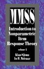 Introduction to Nonparametric Item Response Theory (Measurement Methods for the Social Science #5) By Klaas Sijtsma, Ivo W. Molenaar Cover Image