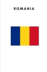 Romania: Country Flag A5 Notebook to write in with 120 pages By Travel Journal Publishers Cover Image