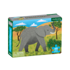 African Elephant Mini Puzzle By Jean Claude (Illustrator) Cover Image