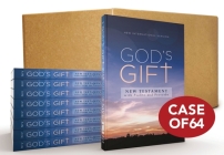 Niv, God's Gift New Testament with Psalms and Proverbs, Pocket-Sized, Paperback, Case of 64, Comfort Print By Zondervan Cover Image
