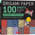 Origami Paper 100 Sheets Japanese Chiyogami 8 1/4 (21 CM): Extra Large Double-Sided Origami Sheets Printed with 12 Different Patterns (Instructions fo Cover Image