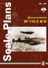 Messerschmitt Bf 110 C & D 1/32 (Scale Plans #56) Cover Image