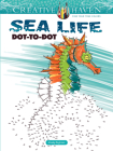 Creative Haven Sea Life Dot-To-Dot Coloring Book (Creative Haven Coloring Books) Cover Image
