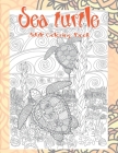 Sea turtle - Adult Coloring Book Cover Image