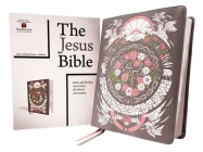 The Jesus Bible Artist Edition, Niv, Leathersoft, Gray Floral, Comfort Print By Passion Publishing (Editor), Louie Giglio (Introduction by), Zondervan Cover Image