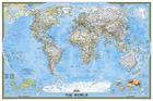 National Geographic World Wall Map - Classic (Poster Size: 36 X 24 In) (National Geographic Reference Map) By National Geographic Maps Cover Image