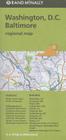 Folded Map Washington DC Baltimore MD Regional By Rand McNally Cover Image